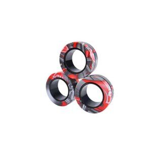 Magnetic Rings Fidget Toy Set, ADHD Stress Relief Fidget Toys, Magnet Spinner